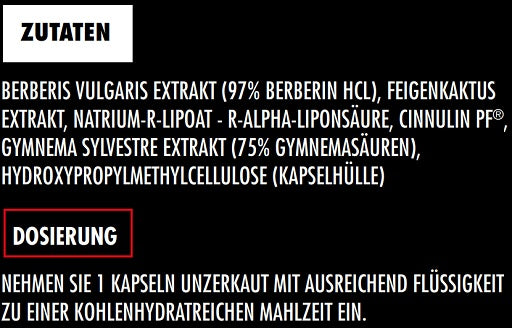 Big Zone Invictus G.D.A 90 Kapseln - Zutaten und Dosierung