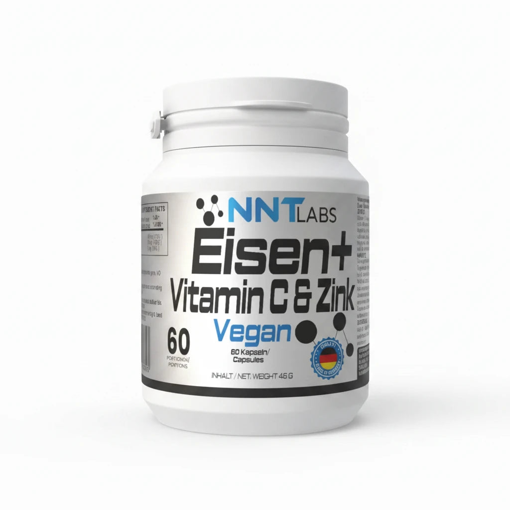 Verpackungseinheit NNT Eisen + Vitamin C + Zink – 60 Kapseln
