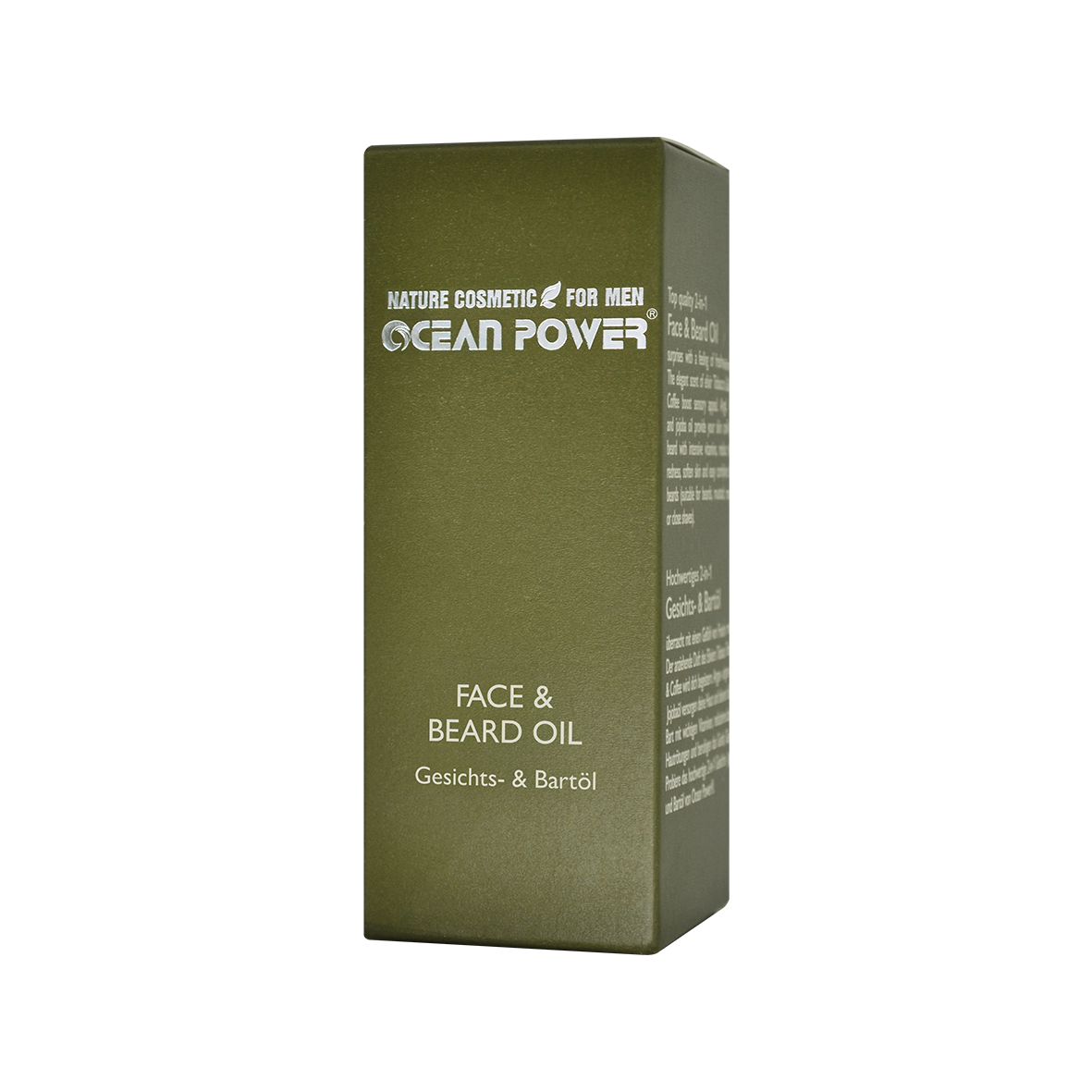 OCEAN POWER FOR MEN Bart- und Gesichtsöl mit natürlichen Ölen für gepflegte Haut und Bart