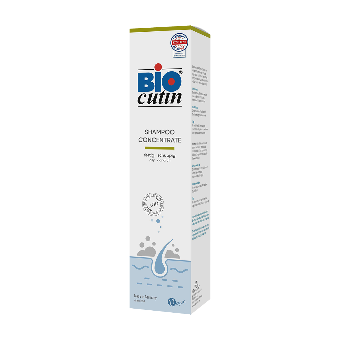 Biocutin Shampoo Concentrate – Ergiebiges Konzentrat mit 200 ml für die tägliche Haarpflege