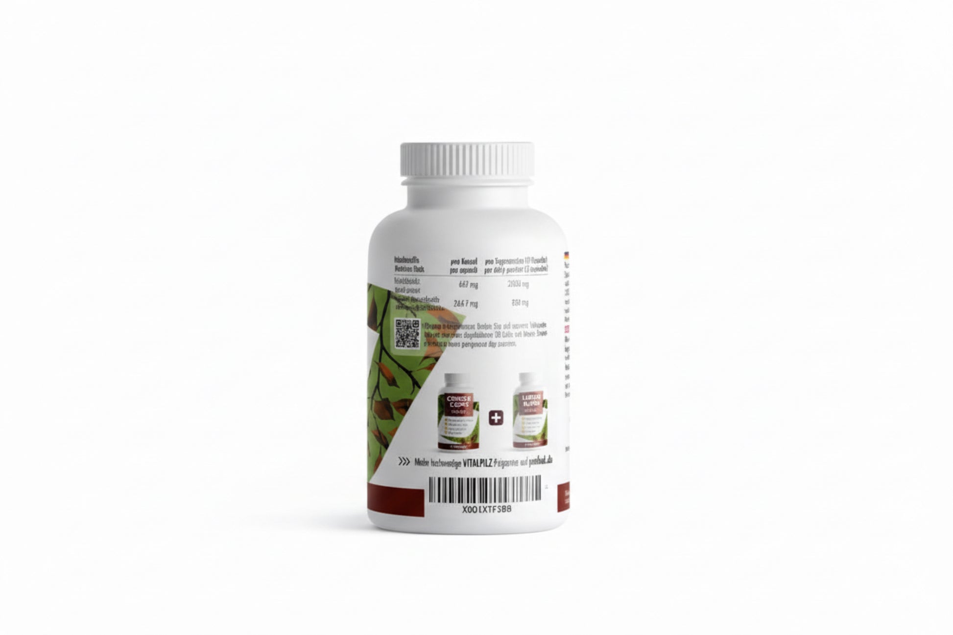ProFuel REISHI Vitalpilz 180 Kapseln - Verpackungseinheit Nährwerte