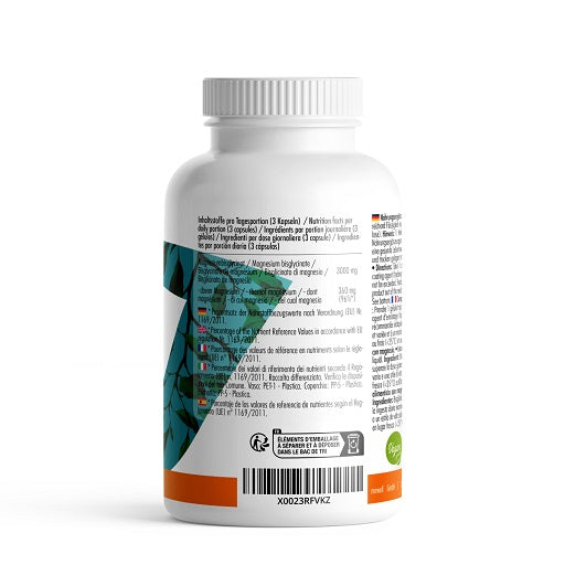 ProFuel Magneisum Bisglycinat 240 Kapseln - Inhaltsstoffe