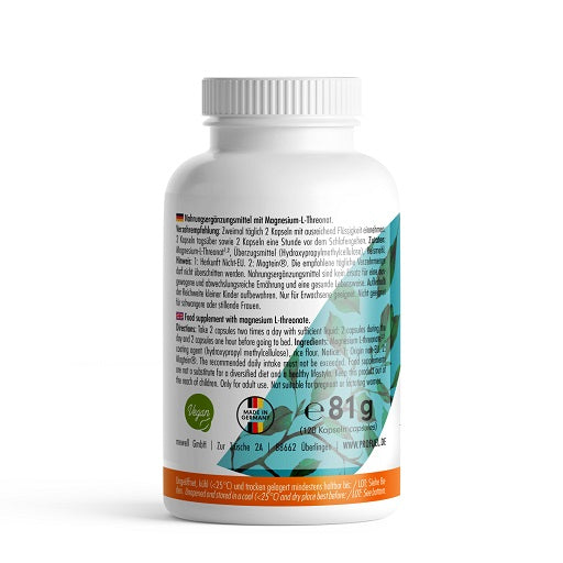 ProFuel Magneisum L-Threonat Magtein® 120 Kapseln - Dosierung