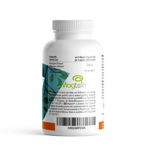 ProFuel Magneisum L-Threonat Magtein® 120 Kapseln - Inhaltsstoffe