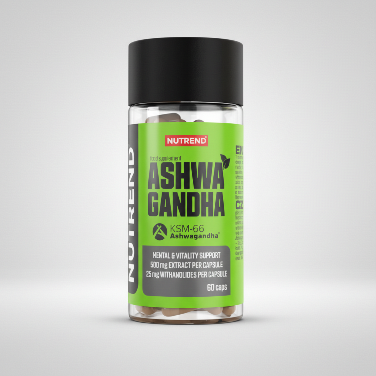 Nutrend Ashwagandha 60 Kapseln - Verpackungseinheit