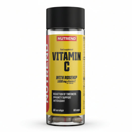 Nutrend Vitamin C 1000 mg mit Hagebutten 60 Kapseln - Verpackungseinheit
