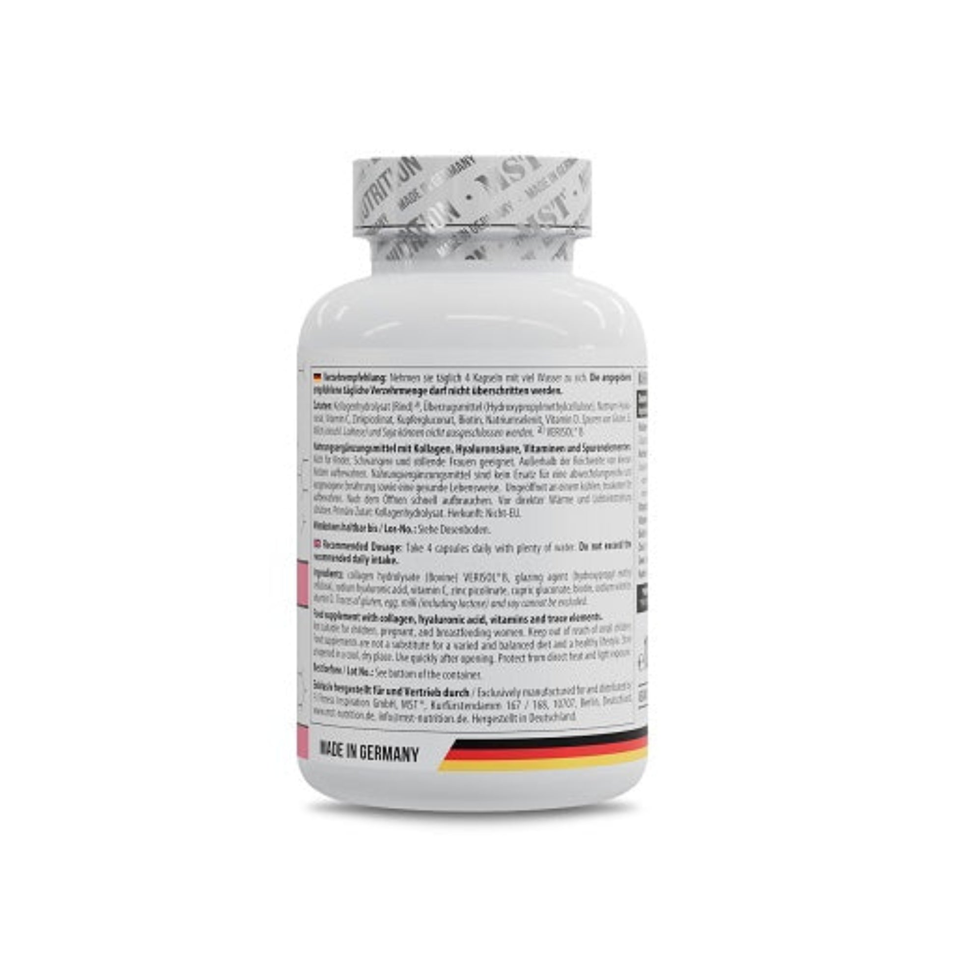 MST - Skin Beauty Formula - 120 Kapseln - Inhaltsstoffe