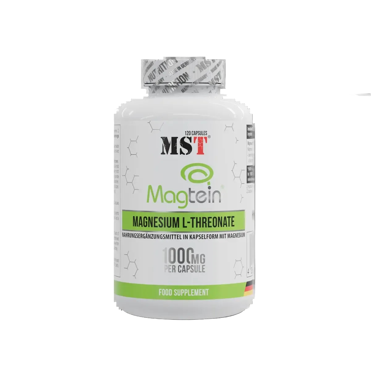 MST - Magnesium L-Threonate Magtein® 1000mg - 120 Kapseln - Verpackungseinheit