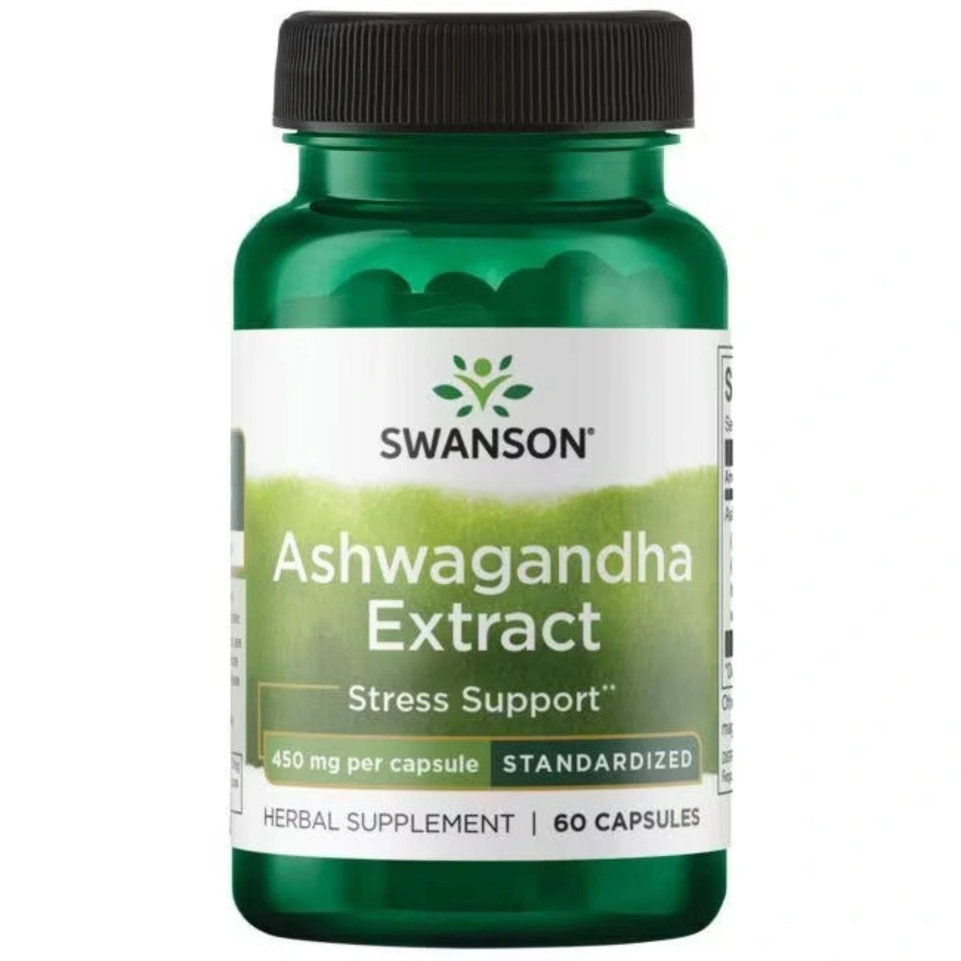 Swanson Ashwagandha Extract 450mg 60 Kapseln - Verpackungseinheit