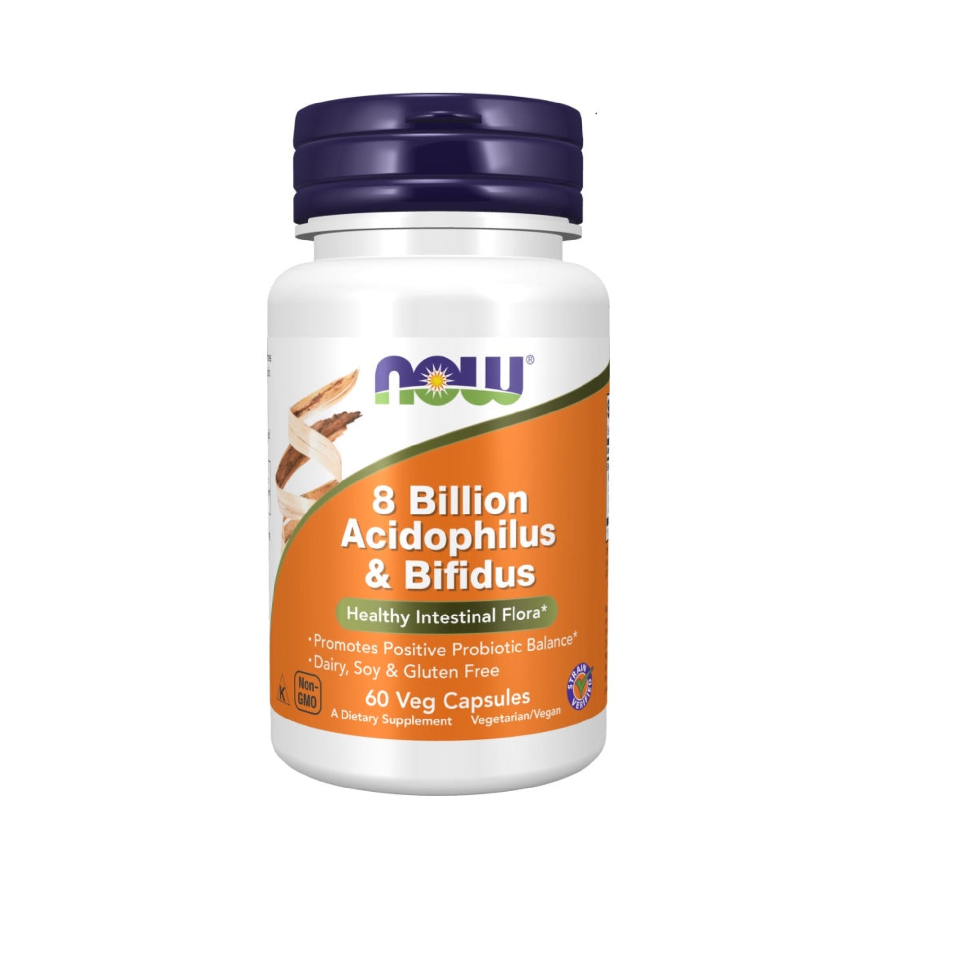 Now Foods 8 Billion Acidophilus & Bifidus 60 veg. Kapseln - Verpackungseinheit