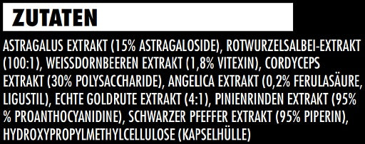 Big Zone Kidney+ 180 Kapseln - Zutaten
