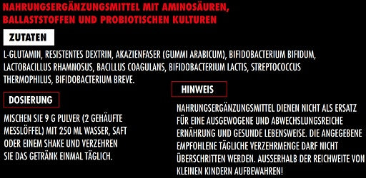 Big Zone Shield 270g - Verzehrempfehlung