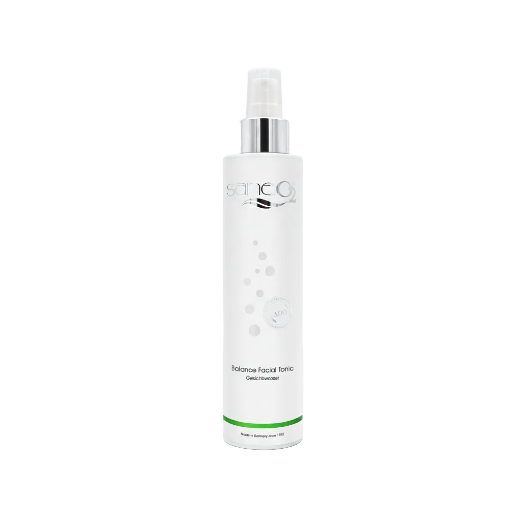 SaneO2® Balance Facial Tonic – 200 ml veganes Gesichtswasser mit Hamamelis-Extrakt und Aloe Vera für empfindliche und normale Haut