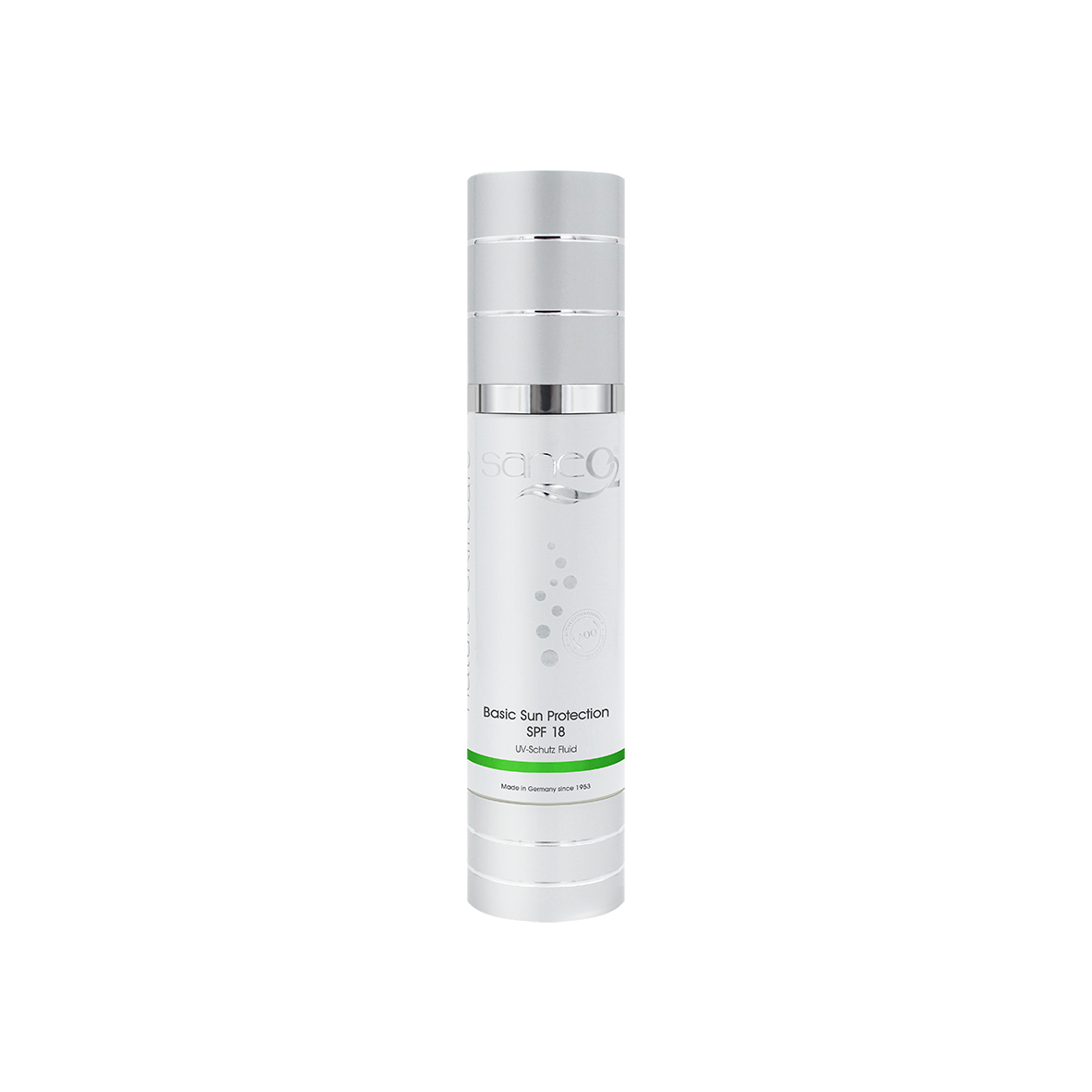 SaneO2 Basic Sun Protection SPF 18 50 ml - Sonnenschutz-Fluid mit UVA/UVB-Filter und Bio-Ölen für alle Hauttypen