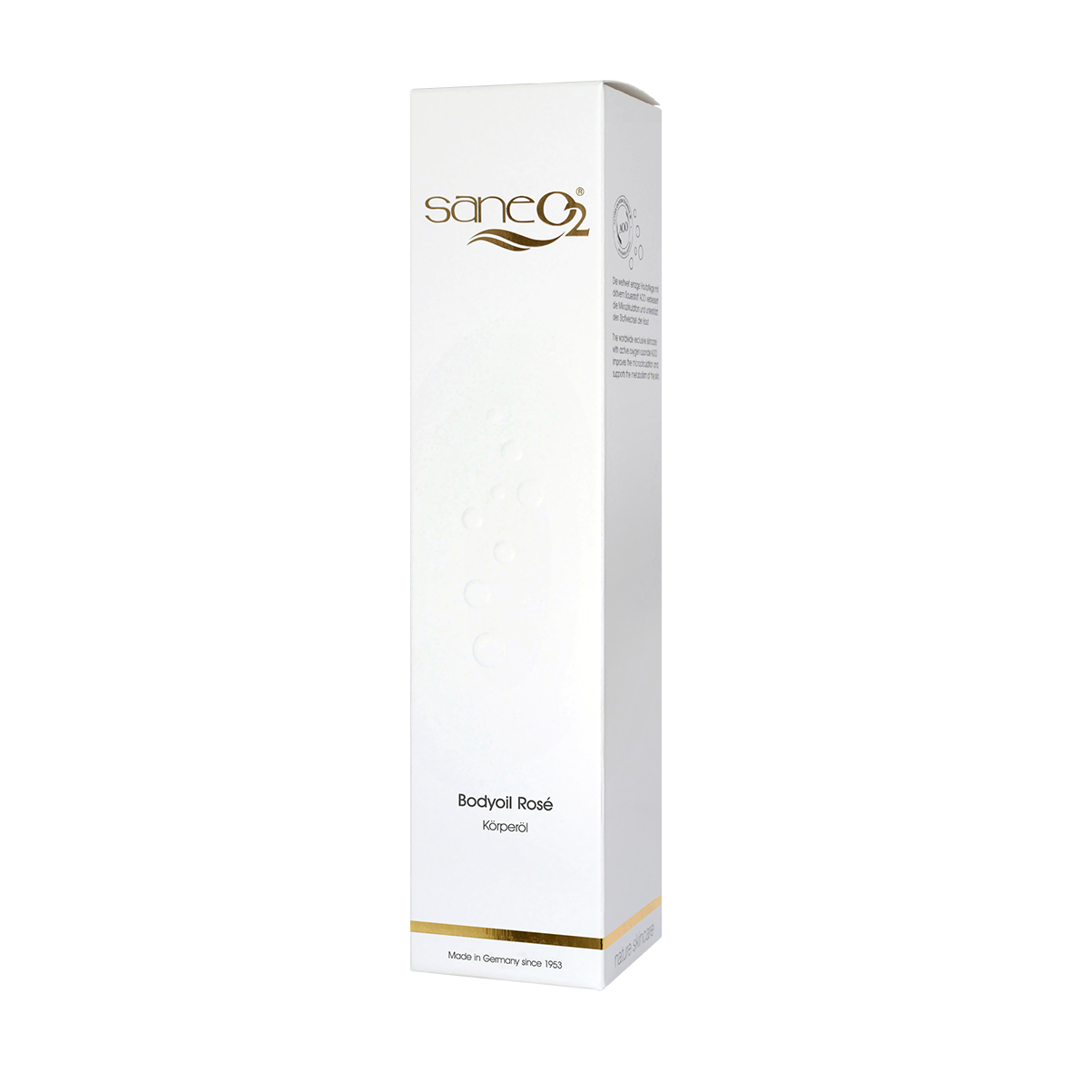 SaneO2® Bodyoil Rosé – Pflegendes Körperöl mit Rosenblütenduft für trockene und strapazierte Haut