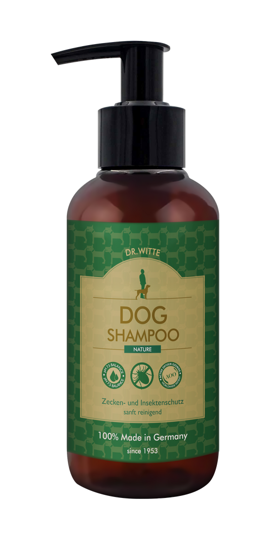 Dr. Witte Dog-Shampoo für leicht kämmbares & geschmeidig weiches Fell mit Aktiv-Sauerstoff für alle Hunderassen