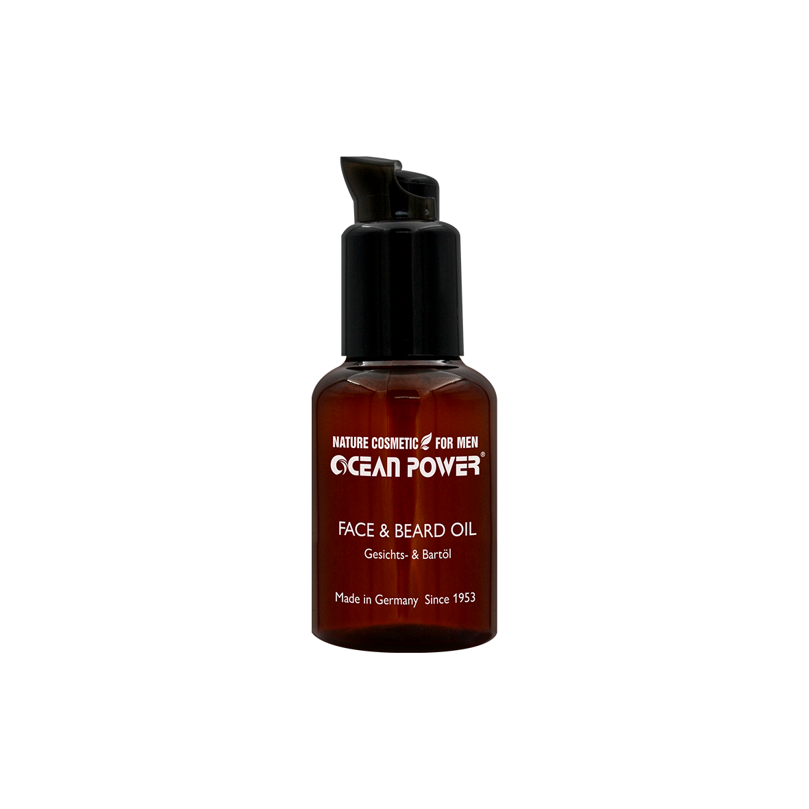 OCEAN POWER FOR MEN 2-in-1 Gesichts- und Bartöl 50 ml mit Arganöl, Jojobaöl und Mandelöl