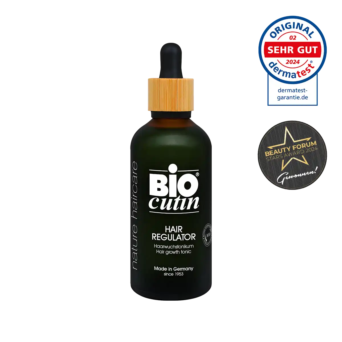 Biocutin Hair Regulator – Anti-Haarausfall Serum mit Koffein, Biotin und aktivem Sauerstoff – 100 ml