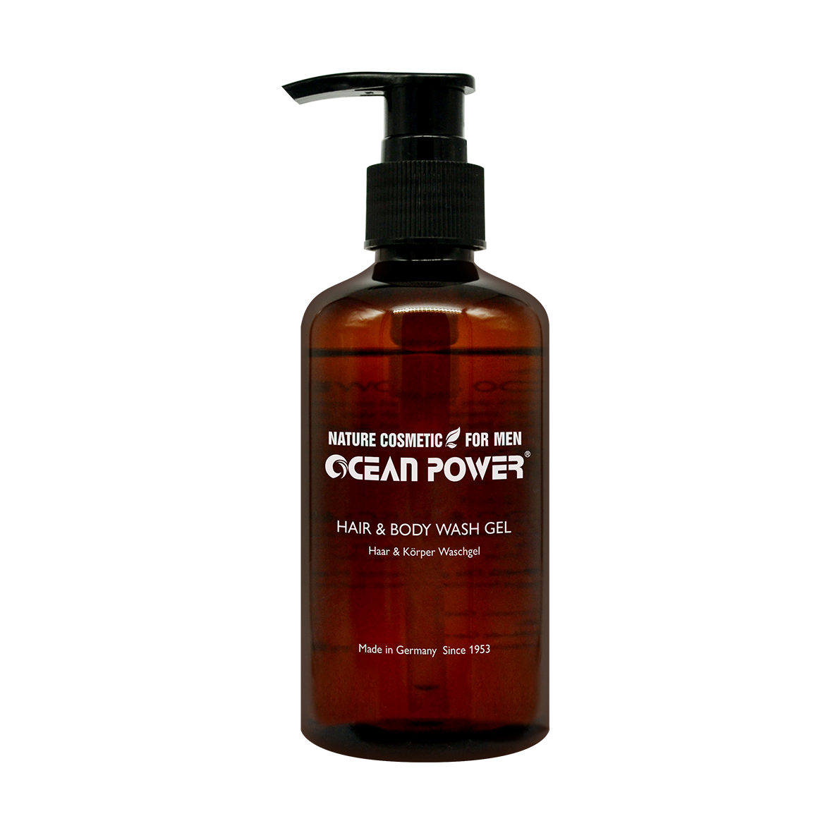 OCEAN POWER FOR MEN – 200 ml 2-in-1 Haar- & Körperwaschgel mit Totes-Meer-Salz und Spirulina