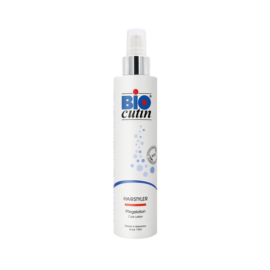 Biocutin® Hairstyler 200 ml – Pflegendes Non-Aerosol Haarspray für 24h Halt ohne zu verkleben