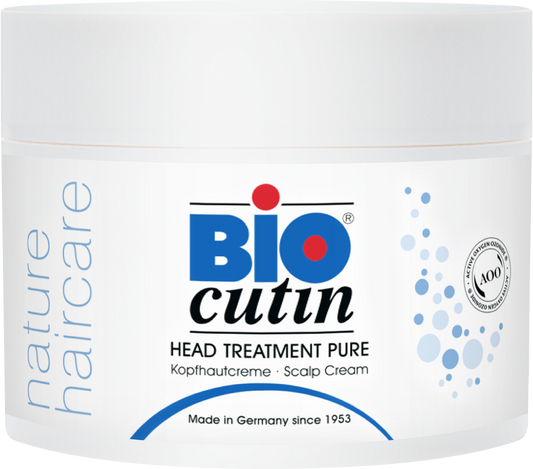 Biocutin® Head Treatment pure 240 ml – Beruhigende Kopfhautcreme für trockene und gereizte Kopfhaut