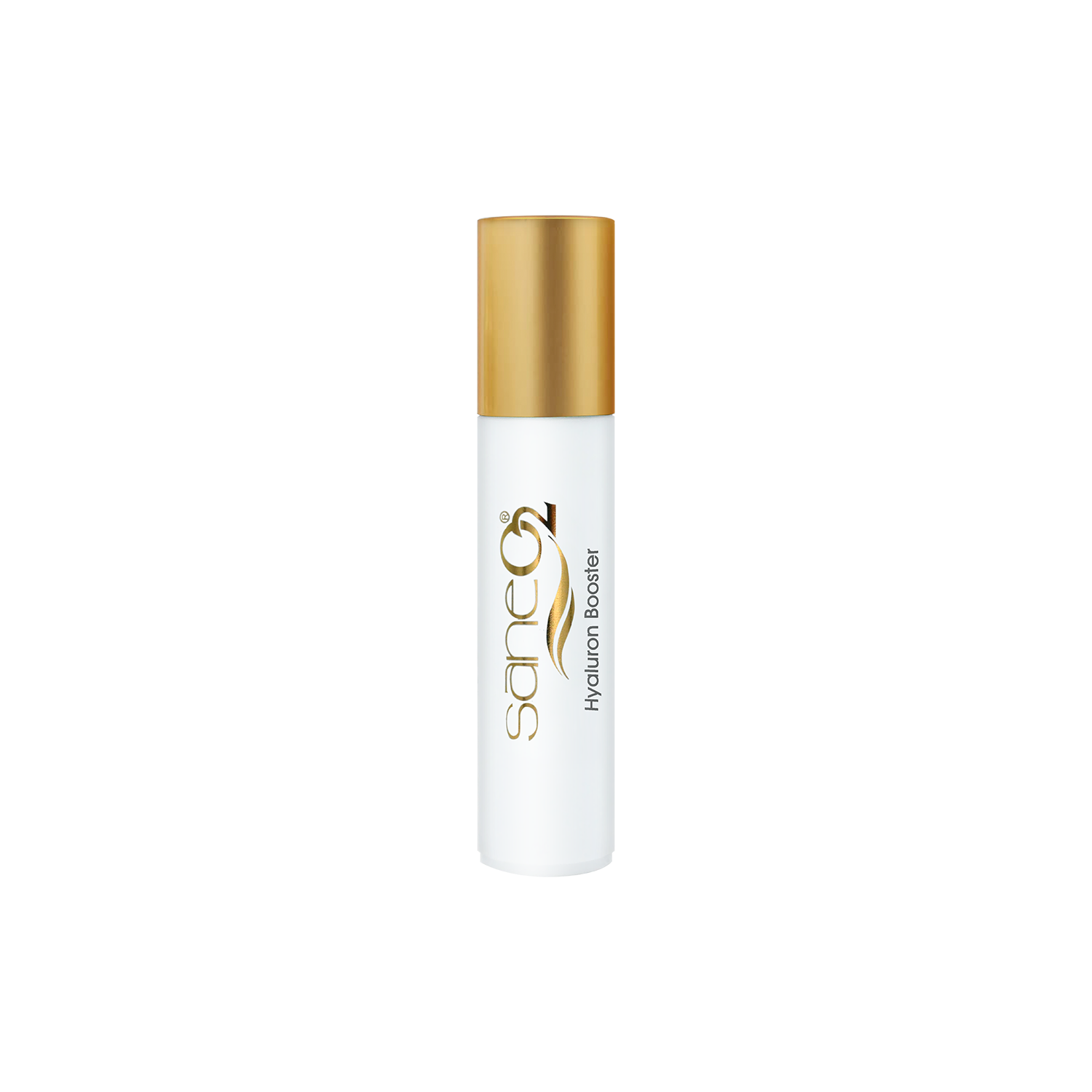 SaneO2 Hyaluron Anti-Falten-Booster – 10 ml hochkonzentriertes Serum mit Dual-Hyaluronsäure-Technologie und Hibiskus-Extrakt als praktischer Roll-on