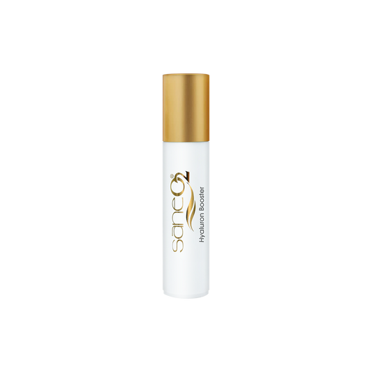 SaneO2 Hyaluron Anti-Falten-Booster – 10 ml hochkonzentriertes Serum mit Dual-Hyaluronsäure-Technologie und Hibiskus-Extrakt als praktischer Roll-on