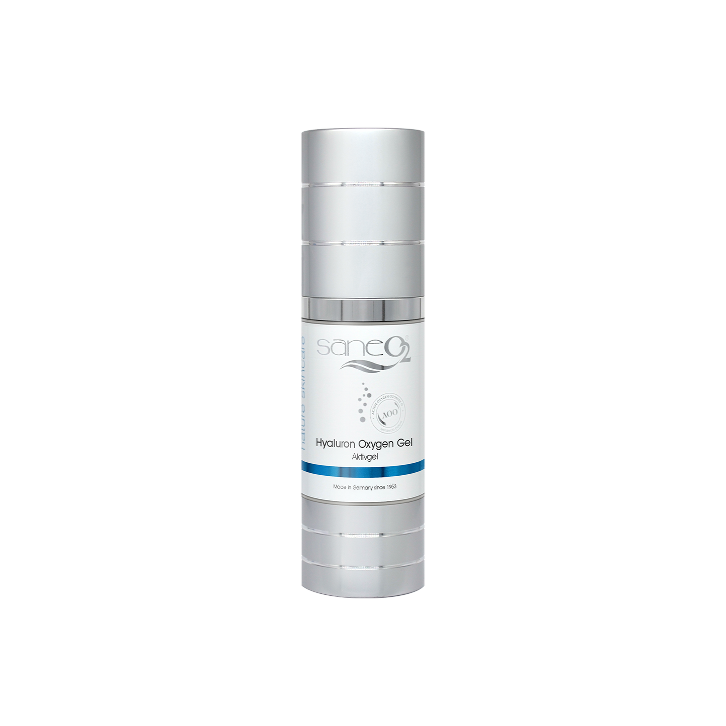 SaneO2 Hyaluron Oxygen Gel 30 ml – Feuchtigkeitsspendendes Aktivgel mit Hyaluronsäure und Aloe Vera