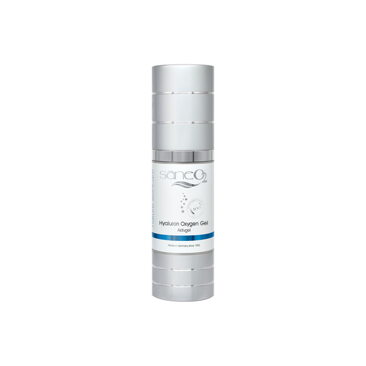 SaneO2 Hyaluron Oxygen Gel 30 ml – Feuchtigkeitsspendendes Aktivgel mit Hyaluronsäure und Aloe Vera