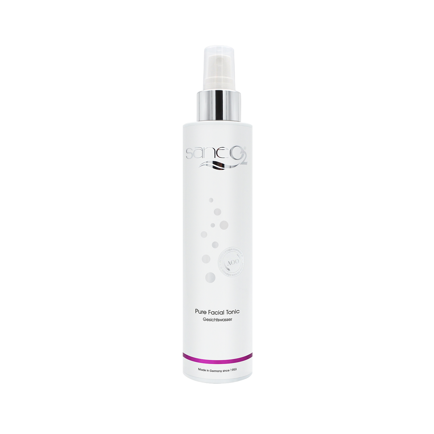 SaneO2® Pure Facial Tonic – Beruhigendes Gesichtswasser mit Aloe Vera und Algen-Extrakt für fettige und Mischhaut