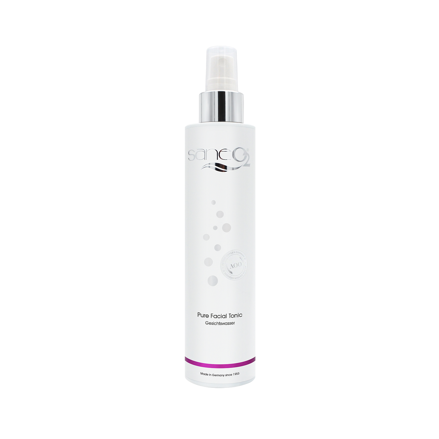 SaneO2® Pure Facial Tonic – Beruhigendes Gesichtswasser mit Aloe Vera und Algen-Extrakt für fettige und Mischhaut