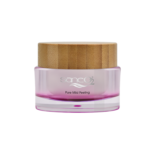 SaneO2® Pure Mild Peeling – Sanftes Enzympeeling mit Papain und Jojobabeads für sensible und zu Unreinheiten neigende Haut