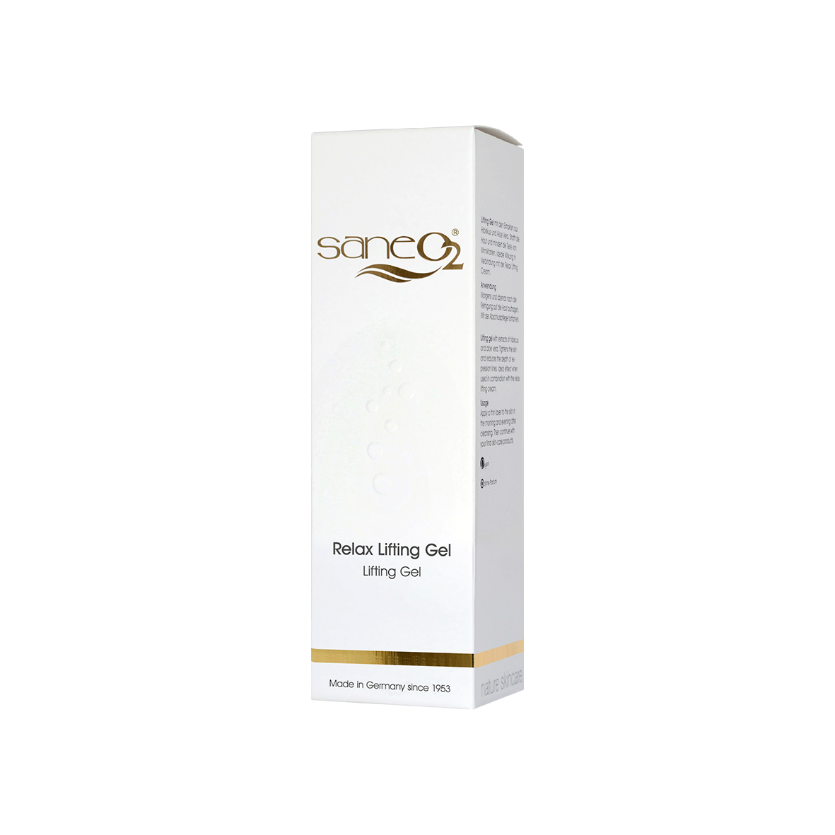 SaneO2 Relax Lifting Gel – 30 ml Anti-Falten-Serum mit Hibiskus-Extrakt und Aloe Vera