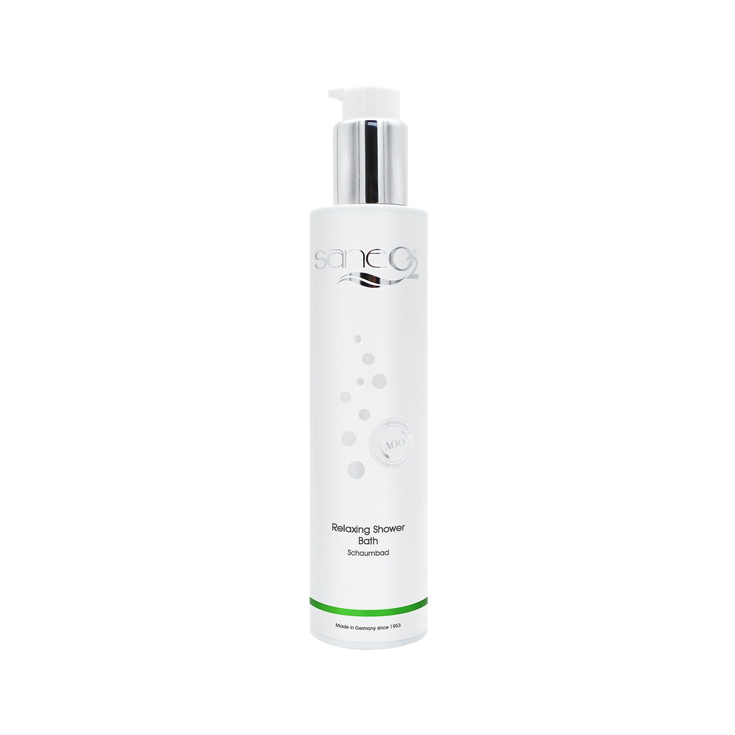 SaneO2 Relaxing Shower Bath 200 ml - 2-in-1-Duschgel mit Matcha-Duft und Milch-Extrakt für alle Hauttypen