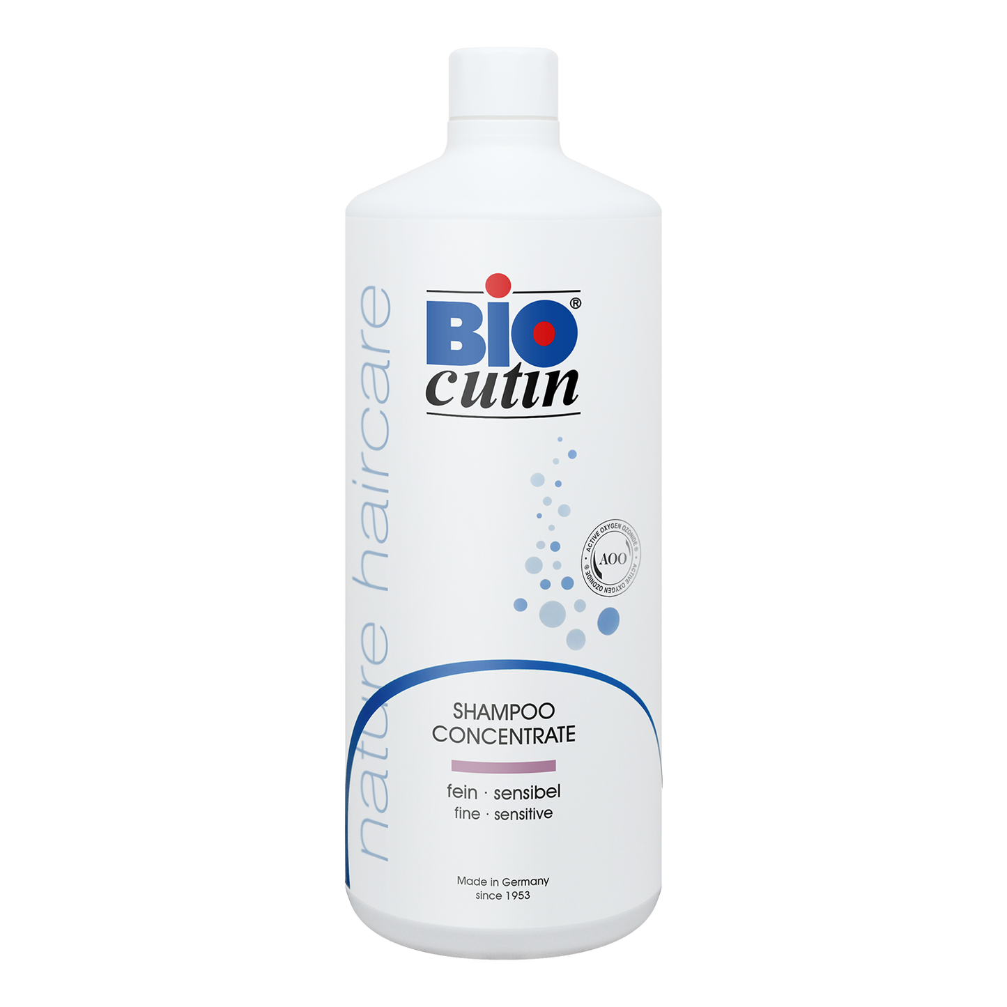Biocutin® Shampoo Concentrate fein & sensibel 1000ml – Veganes Shampoo für feines und sensibles Haar mit mehr Volumen