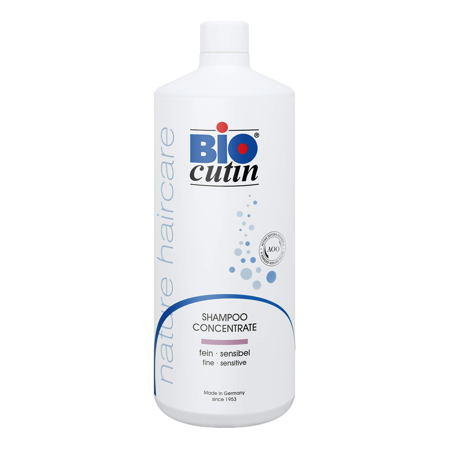 Biocutin® Shampoo Concentrate fein & sensibel 1000ml – Veganes Shampoo für feines und sensibles Haar mit mehr Volumen