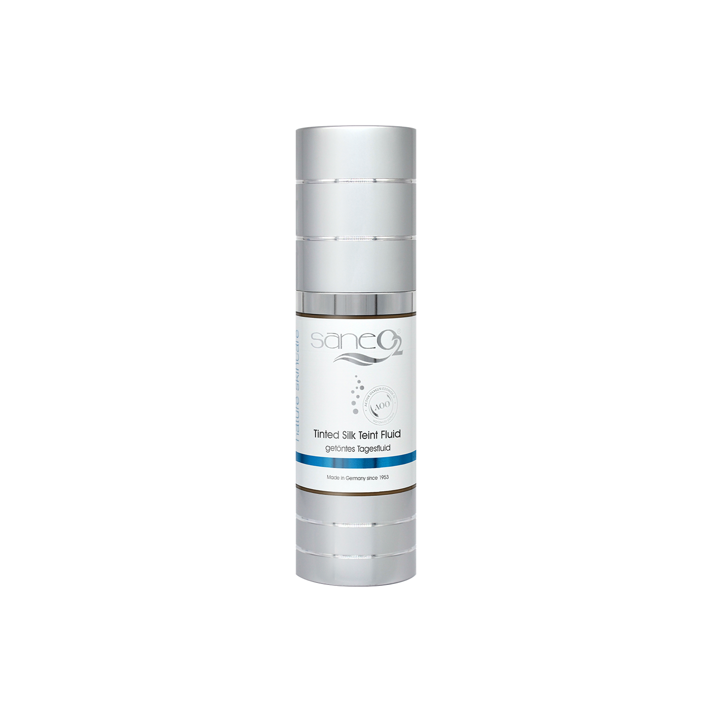SaneO2 Tinted Silk Teint Fluid 30 ml – Getöntes Tagesfluid mit LSF 12 für einen makellosen Teint