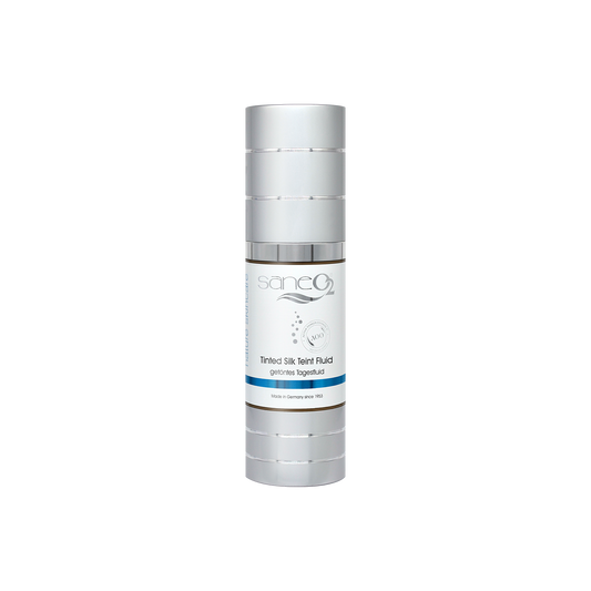 SaneO2 Tinted Silk Teint Fluid 30 ml – Getöntes Tagesfluid mit LSF 12 für einen makellosen Teint