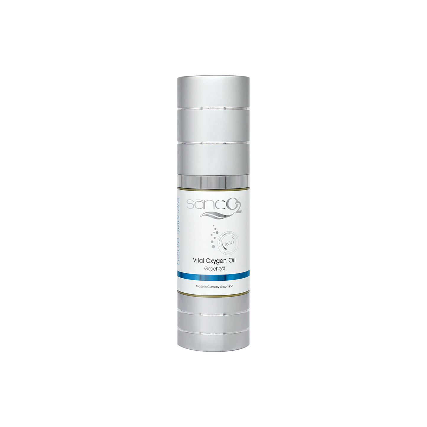 SaneO2® Vital Oxygen Oil – Nährstoffreiches Gesichtsöl mit Mandelöl, Sonnenblumenöl und Weizenkeimöl für fettarme Haut