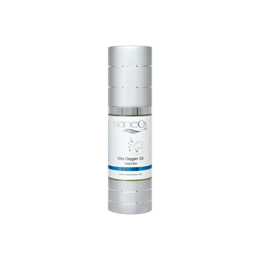 SaneO2® Vital Oxygen Oil – Nährstoffreiches Gesichtsöl mit Mandelöl, Sonnenblumenöl und Weizenkeimöl für fettarme Haut