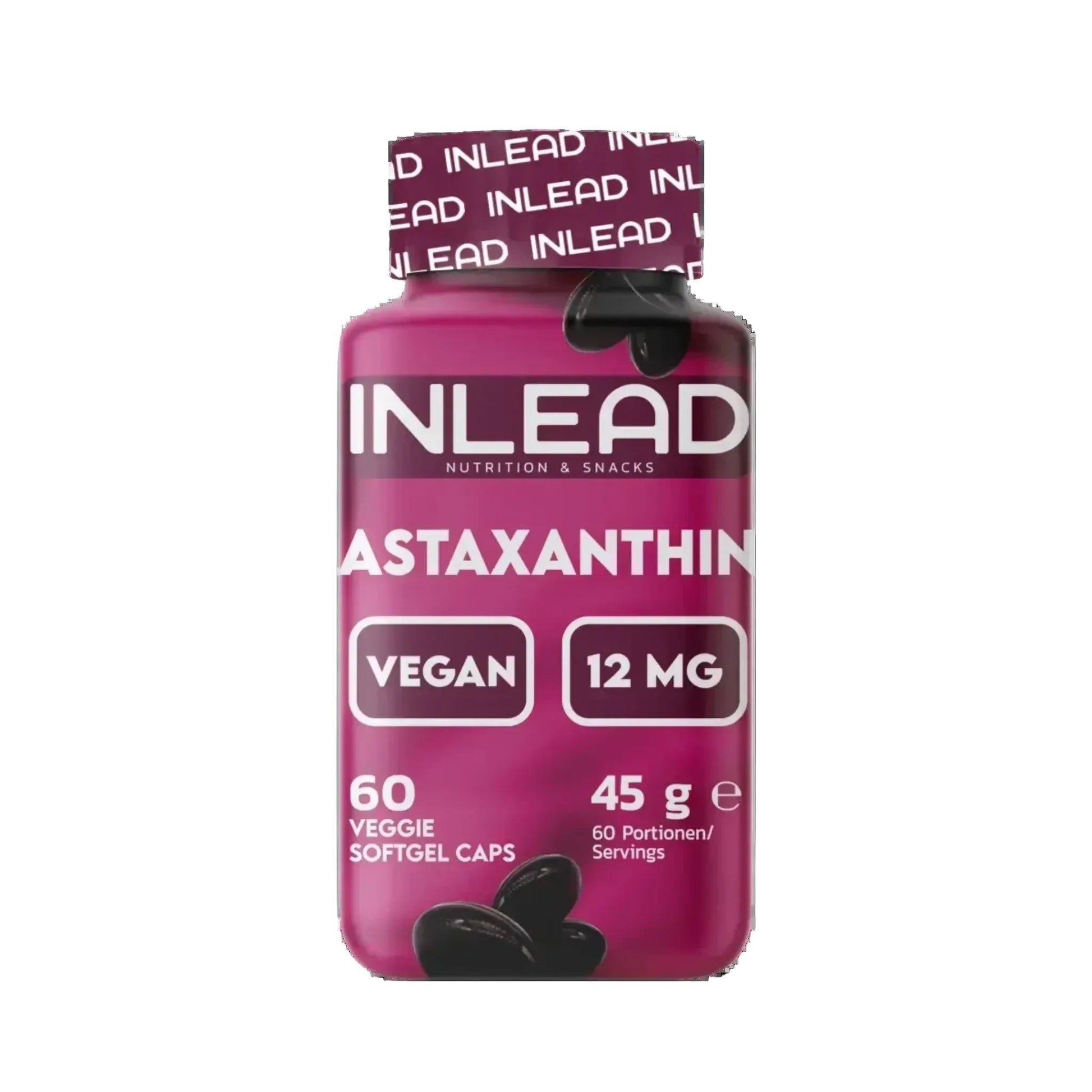 INLEAD Astaxanthin 12mg 60 Kapseln - Verpackungseinheit
